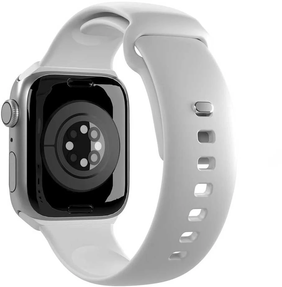 Puro „ICON” silikoninė apyrankė Apple Watch 42-44-45-49mm, baltos spalvos