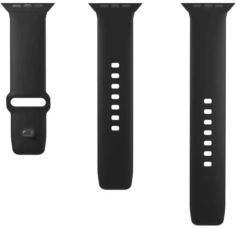 Puro „ICON” silikoninė apyrankė forApple Watch 38–40–41mm, juodos spalvos