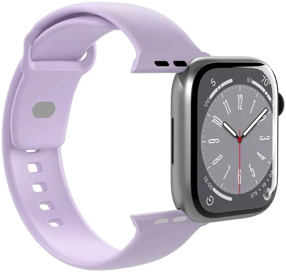Puro "ICON" silikoninė apyrankė forApple Watch 42–44–45-49mm, levandų spalvos