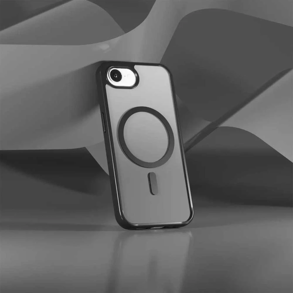 Puro in TPU "GRADIENT" su Magsafe and gradient effect Apple iPhone 16E, dėklas telefonui juodos spalvos