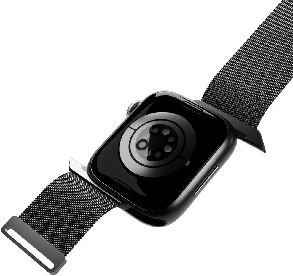 Puro ‘MILANESE’ apyrankė laikrodžiui Apple Watch 42-44-45-49m, juodos spalvos