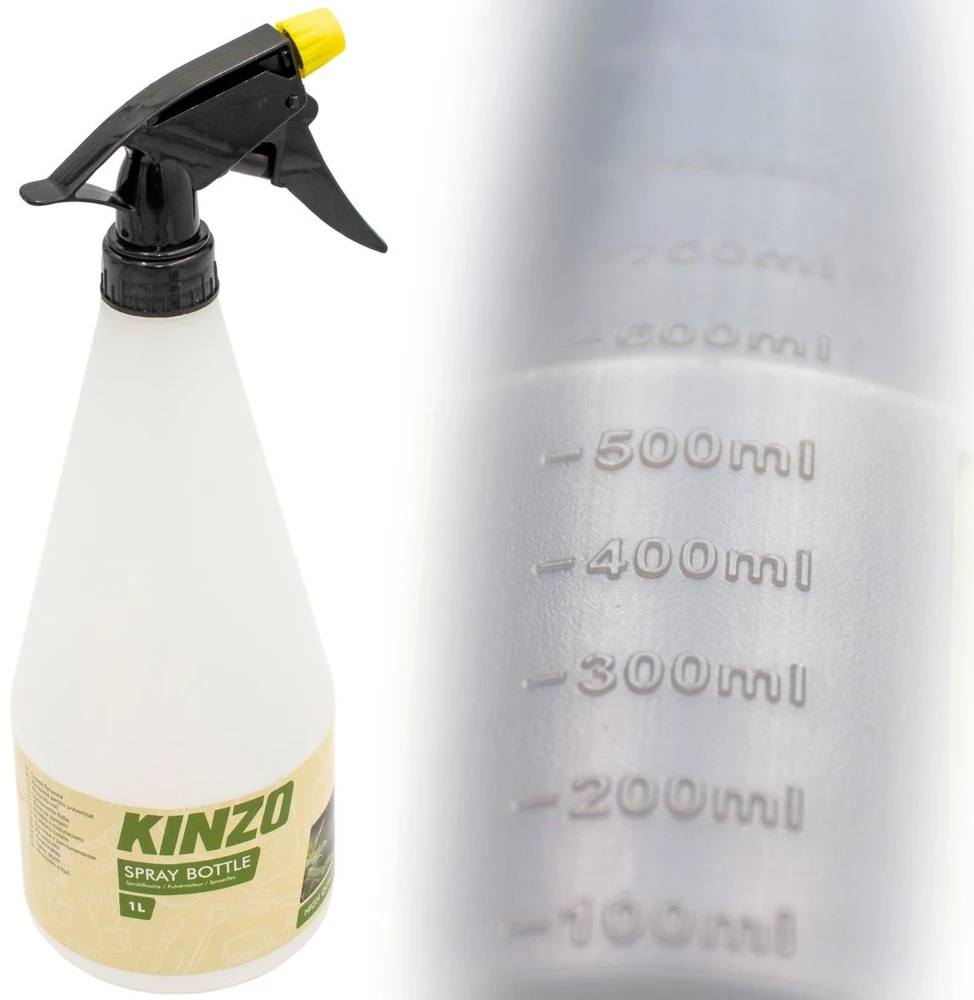 purkštuvas Kinzo 1000 ml su buteliu