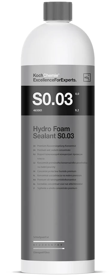 KOCH CHEMIE Hydro Foam Sealant S0.03, Hidrofobinis vaškas, 1L