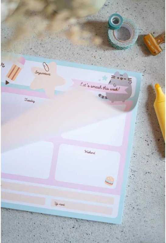 Pusheen Savaitės planuotojas A4