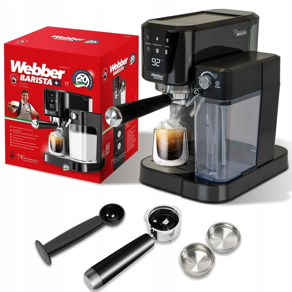Pusiau automatinis kavos aparatas WEBBER L7