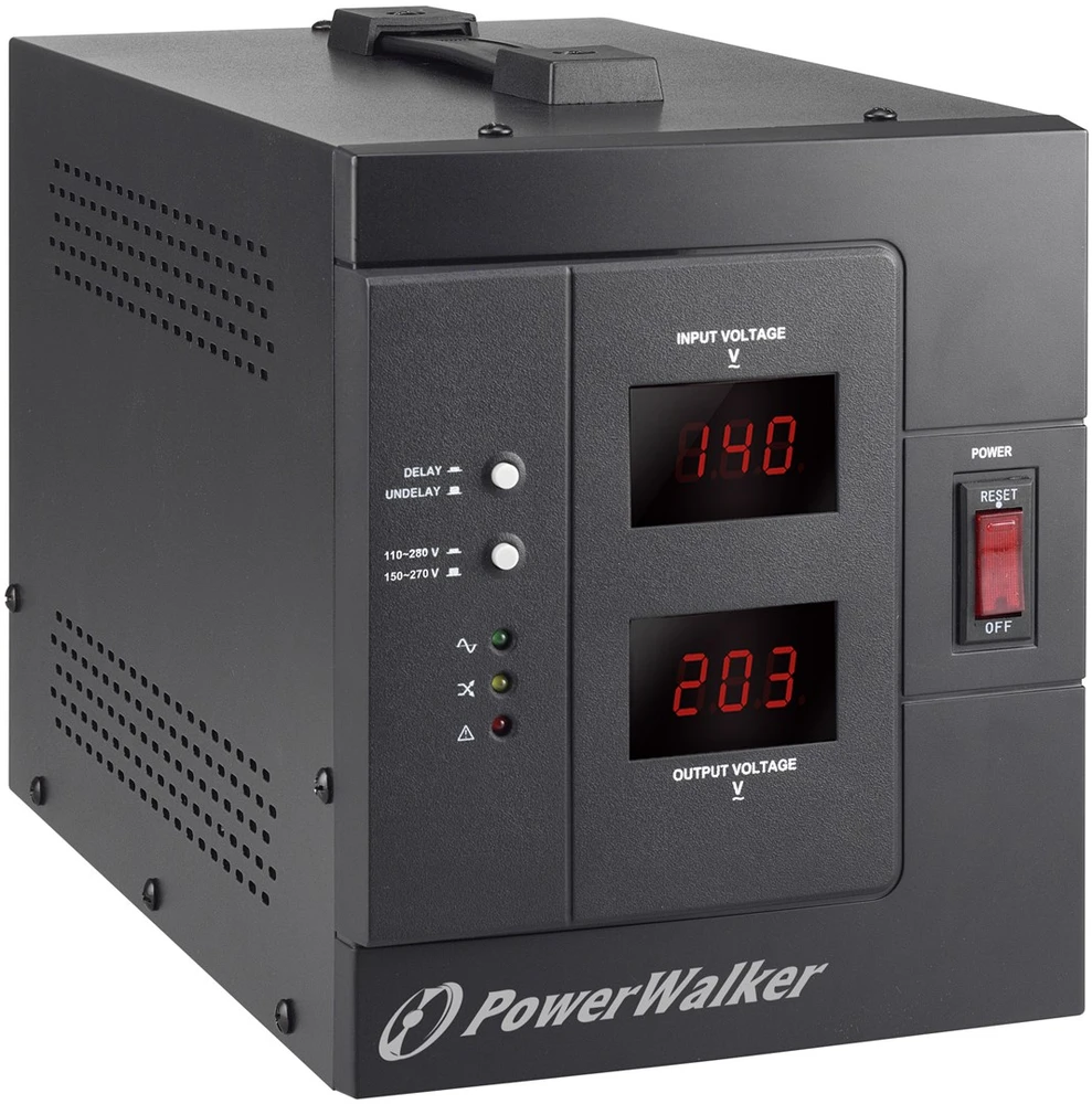 Power Walker POWERWALKER AVR 3000 SIV FR Automatinis kintamosios srovės įtampos reguliatorius ir stabilizatorius 3000VA 230V