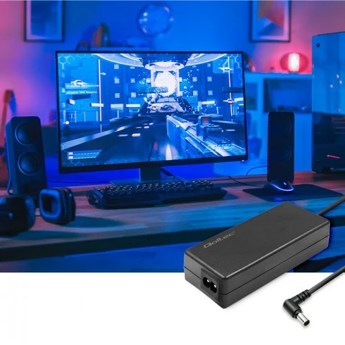 QOLTEC 52400 maitinimo adapteris Samsung monitorius 30W / 14V / 2.1A / 6.5x4.4 kontaktas / maitinimo kabelis