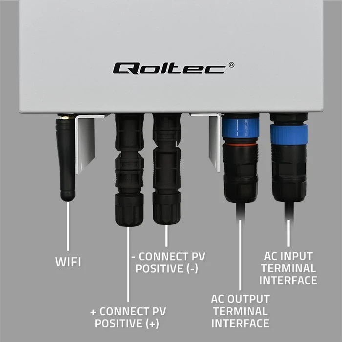 Qoltec saulės inverteris vandens šildymui 3kW/4kW