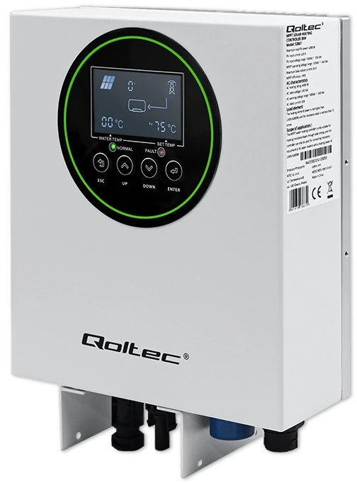 Qoltec saulės inverteris vandens šildymui 3kW/4kW