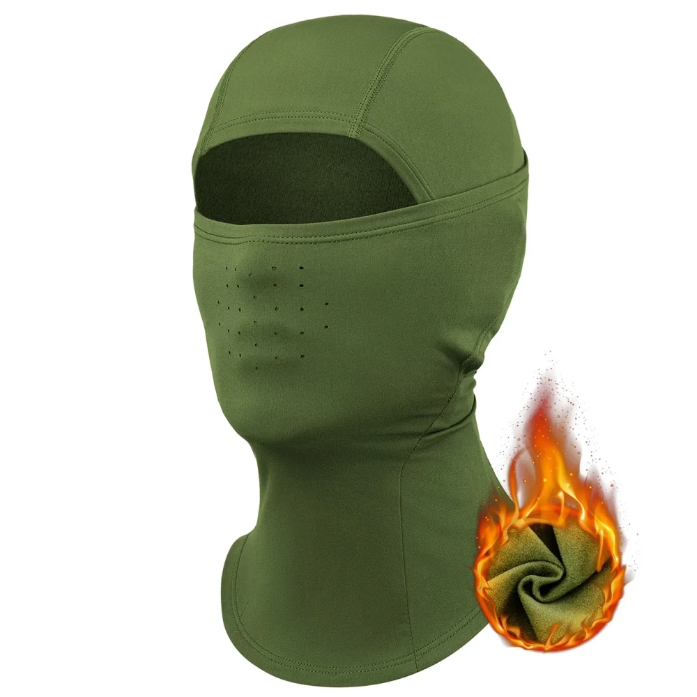 Qunature 13230023014 ski balaclava bike motorcycle balaklava dydis M - žalias