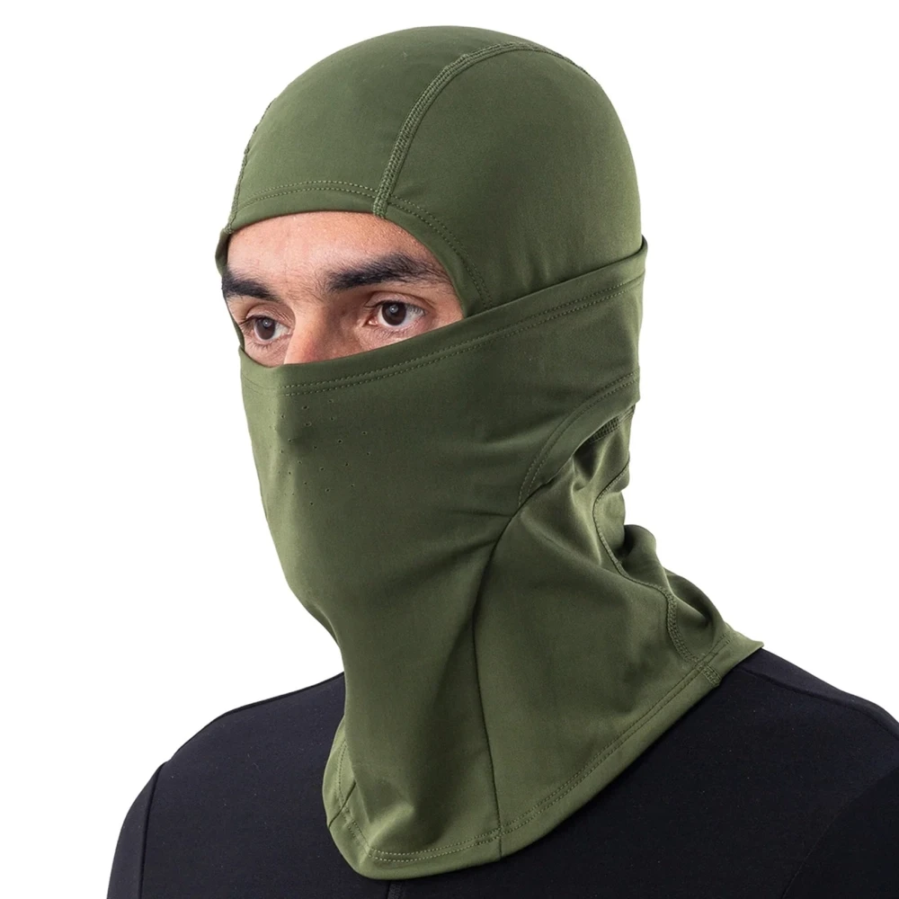 Qunature 13230023015 ski balaclava bike motorcycle balaklava dydis L - žalias