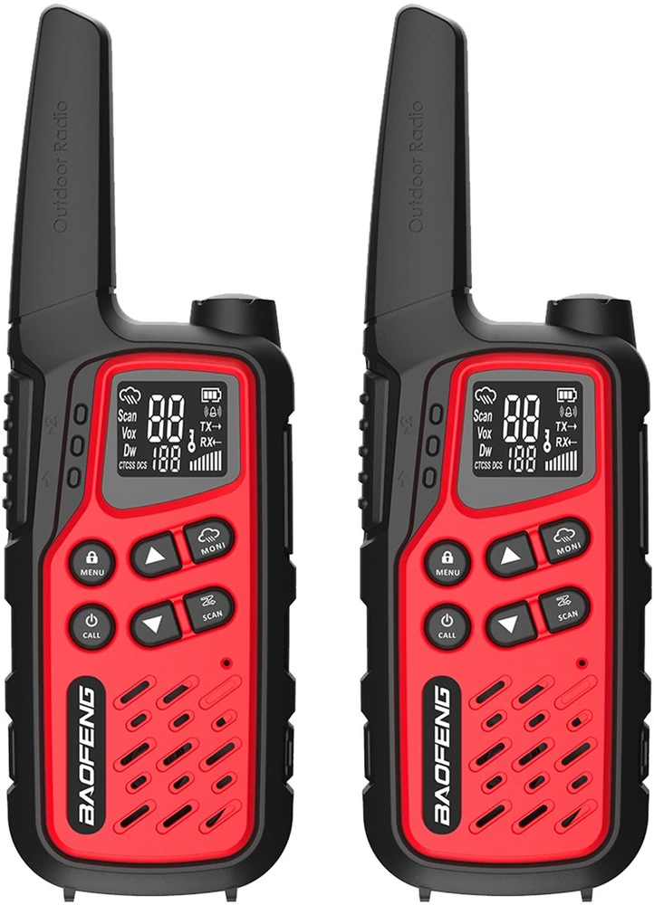 Dvikryptis Radijas - Baofeng BF-T25E Raudona