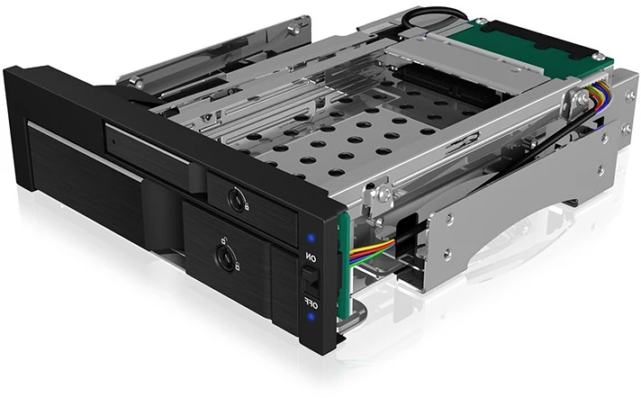 RAD ICY BOX IB-173SSK 13,3 cm (5.25″) Atminties disko dėklas Juoda
