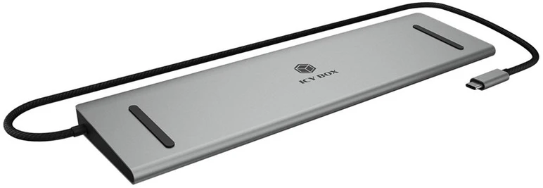Icy Box Raidsonic prijungimo stotis | IB-DK2106a-CPD | Ethernet LAN (RJ-45) jungtys 1 | VGA (D-Sub) jungtys kiekis 1 | HDMI jungtys 2 kiekis