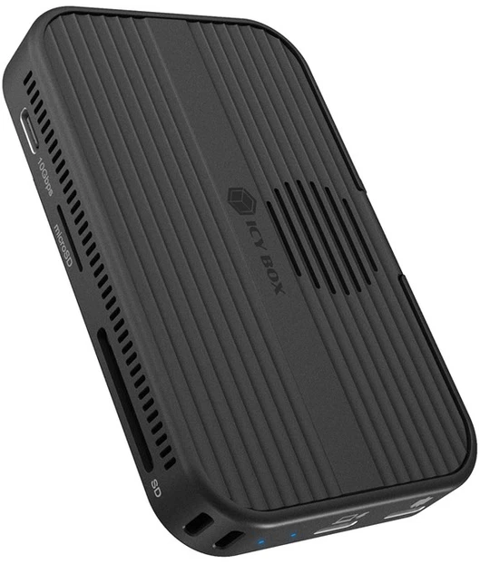RaidSonic ICY BOX 7w1 magnetinis diskas | M.2 NVMe i SATA SSD | HDMI 4K 60 Hz | PD 3.0