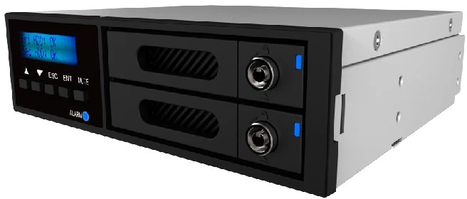 Icy Box RAD Raidon iR2022 13,3 cm (5.25″) Atminties disko dėklas Juoda