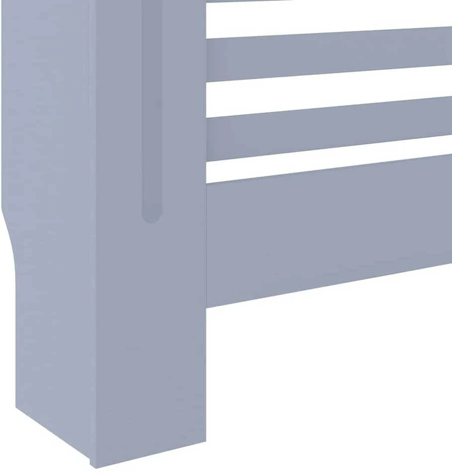 Radiatoriaus uždangalas, pilkos spalvos, 78cm, MDF