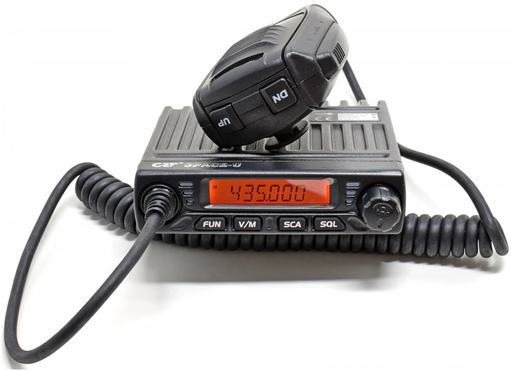 Radijo stotelė UHF CRT SPACE U 400-470 MHz programuojama kompiuteriu, 199 kanalai