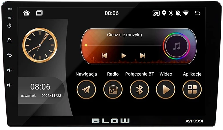 Automagnetola Radijas BLOW AVH-9991 1DIN