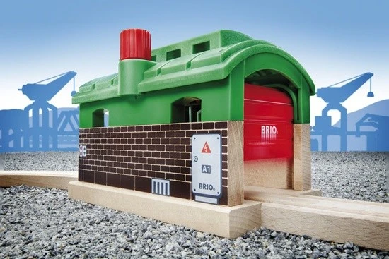 Ravensburger BRIO RAILWAY traukinio garažas, 33574000