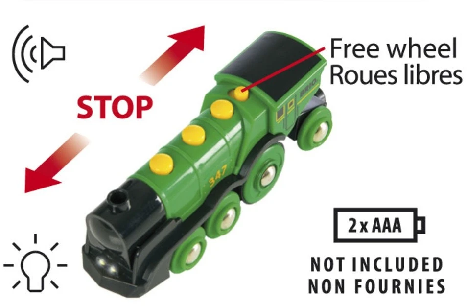 Ravensburger Brio Geležinkelis BRIO didelis garvežys, žalias 33593
