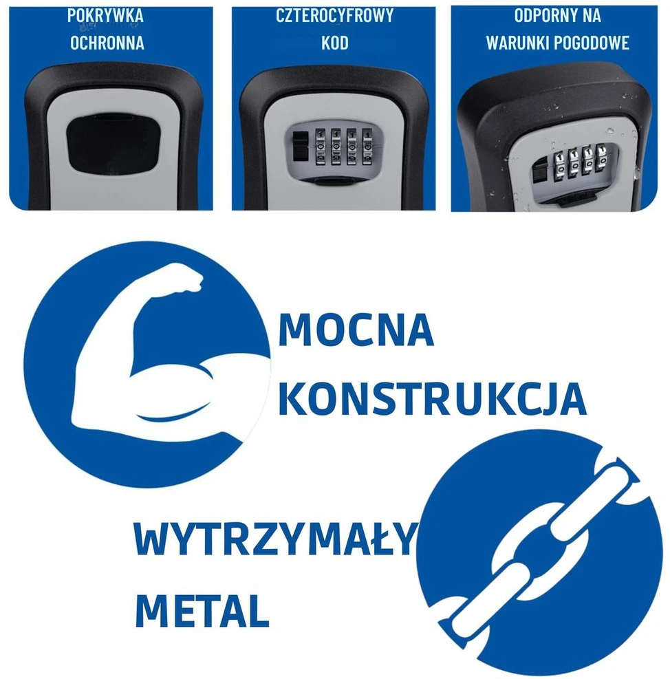 RAKINAMAS SEIFAS RAKTAMS SU 4 SKAITMENŲ KODU KINZO 265865