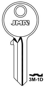 Raktų ruošinys Jma 3M-1D, 1 vnt.