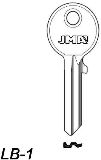 Raktų ruošinys Jma LB-1, 1 vnt.