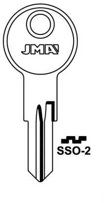 Raktų ruošinys Jma SSO-2, 1 vnt.