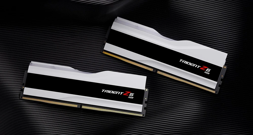 RAM G.Skill Trident Z5 RGB F5-6000J2836G32GX2-TZ5RW atminties modulis 64 GB 2 x 32 GB DDR5 4800 MT/s 288-pin DIMM