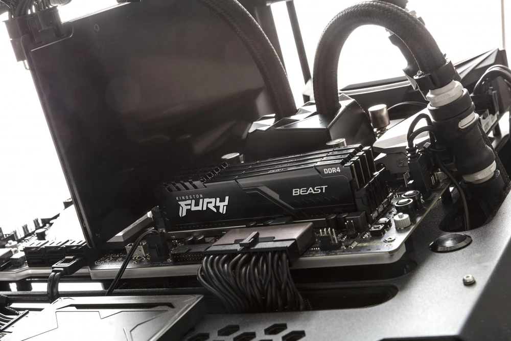 Operatyviosios atminties rinkinys - Kingston FURY Beast 16 GB 3 200 MT/s DDR4 CL16 Juodas