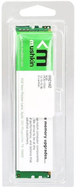 RAM MUH Mushkin Essentials atminties modulis 16 GB 1 x 16 GB DDR4 288 kontaktų DIMM