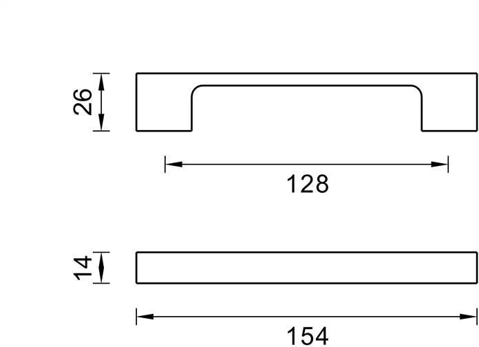 Rankenėlė DOMOLETTI 5903/128, vario, 1 vnt.