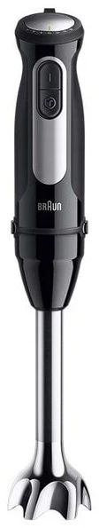 Braun MultiQuick 5 Pro 0,6 L Panardinamas maišytuvas 1000 W Juoda, Sidabras