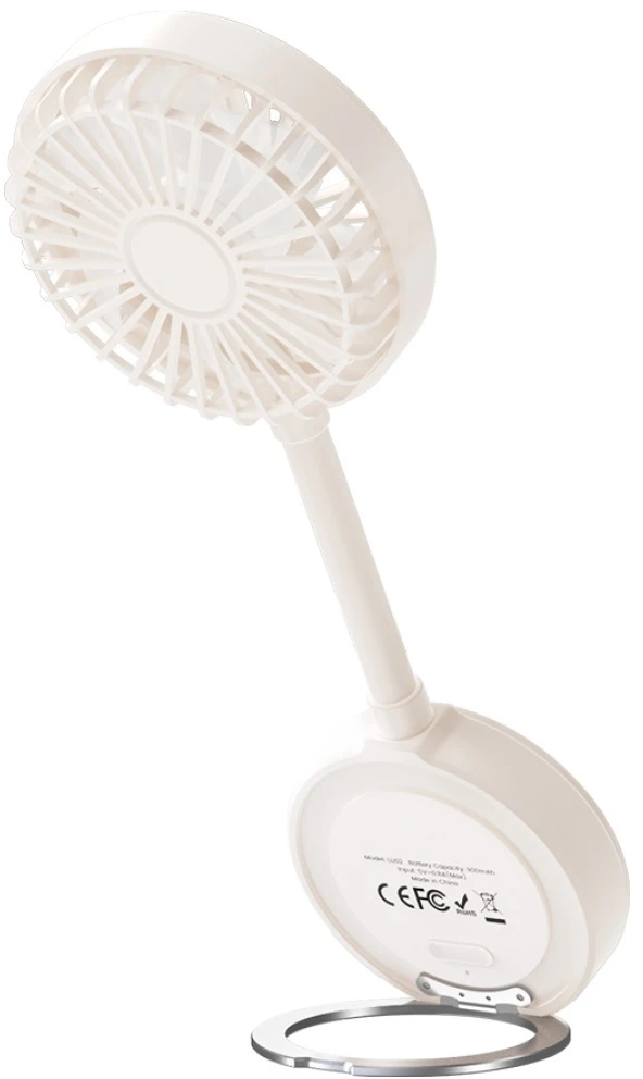 Rankinis ventiliatorius USAMS LiFE LU02 baltos spalvos