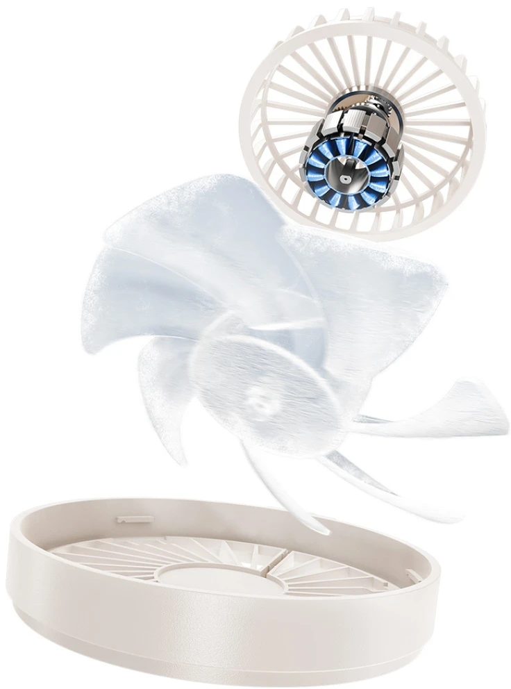 Rankinis ventiliatorius USAMS LiFE LU02 baltos spalvos