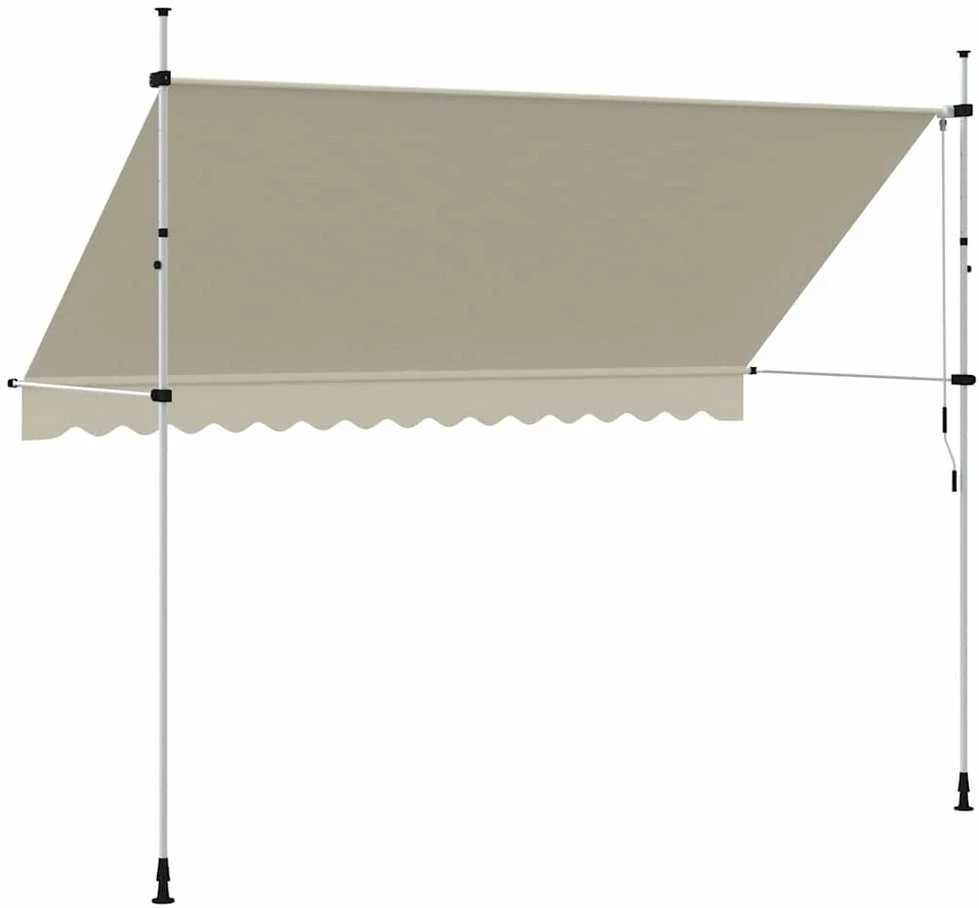 Rankiniu būdu ištraukiama markizė, 350cm, kreminės sp.