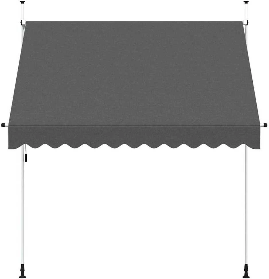 Rankiniu būdu ištraukiama markizė, antracito, 250cm