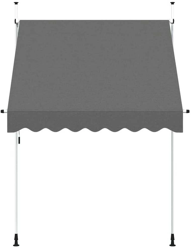 Rankiniu būdu ištraukiama markizė, antracito, 200cm