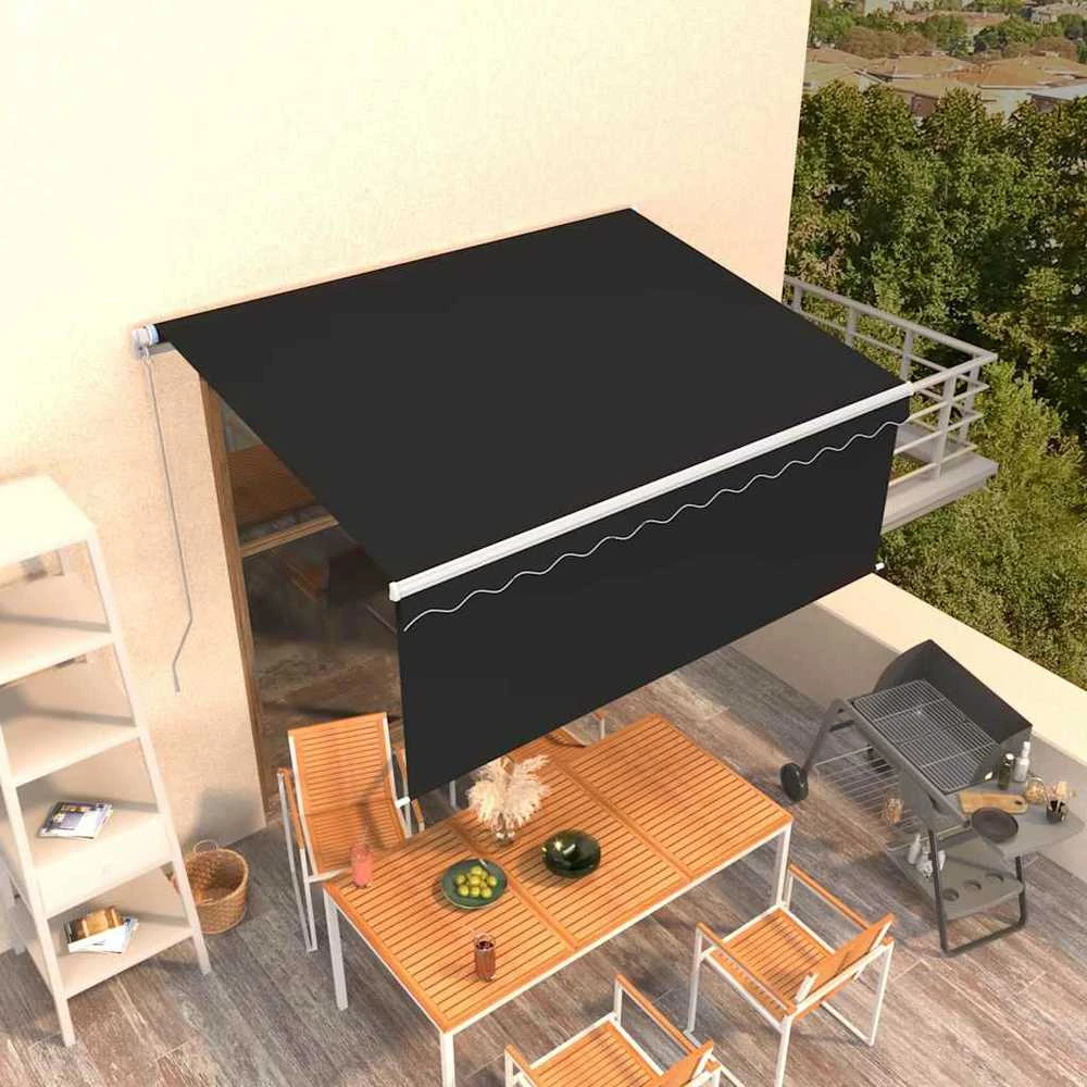 Rankiniu būdu ištraukiama markizė, antracito, 3,5x2,5m