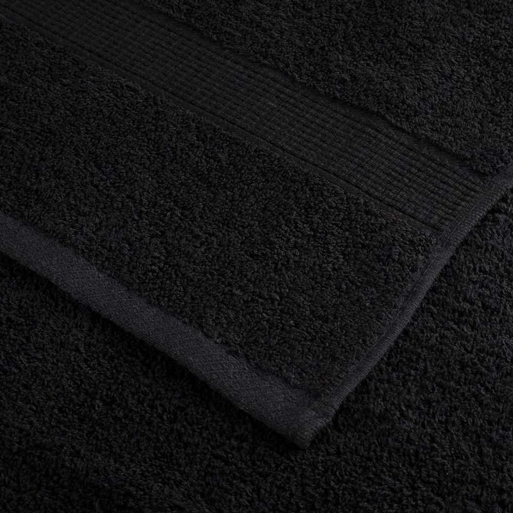 Rankšluostis Rankšluosčiai SOLUND, 10vnt., juodi, 100x200cm, 600g/m²