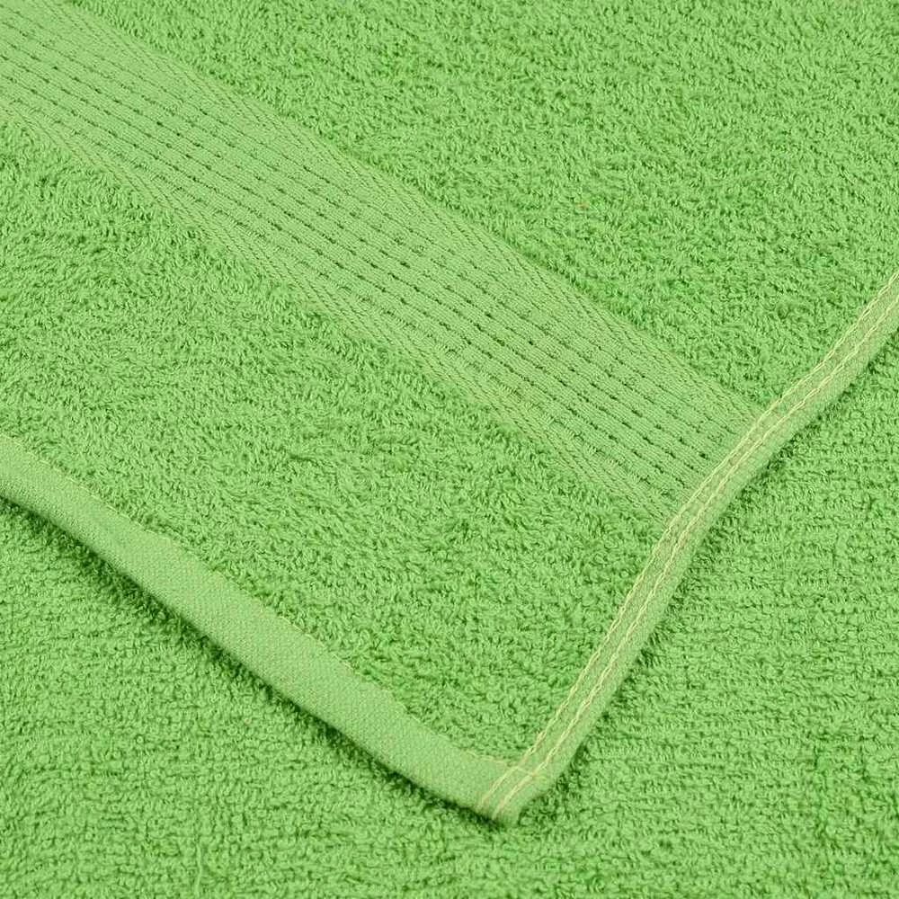 Rankšluostis Rankšluosčių rinkinys, 12vnt., žali, 100% medvilnė, 360g/m²