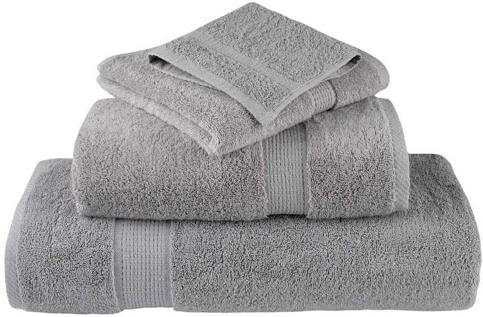 Rankšluostis Rankšluosčių rinkinys SOLUND, 12vnt., pilki, 600g/m²