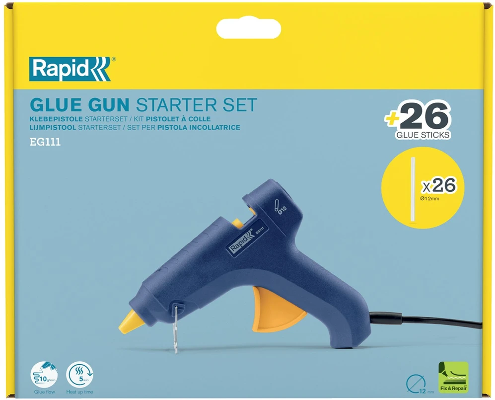 Rapid 5001710 Karštų klijų pistoletas ir (arba) pieštukas Mėlyna 250 W