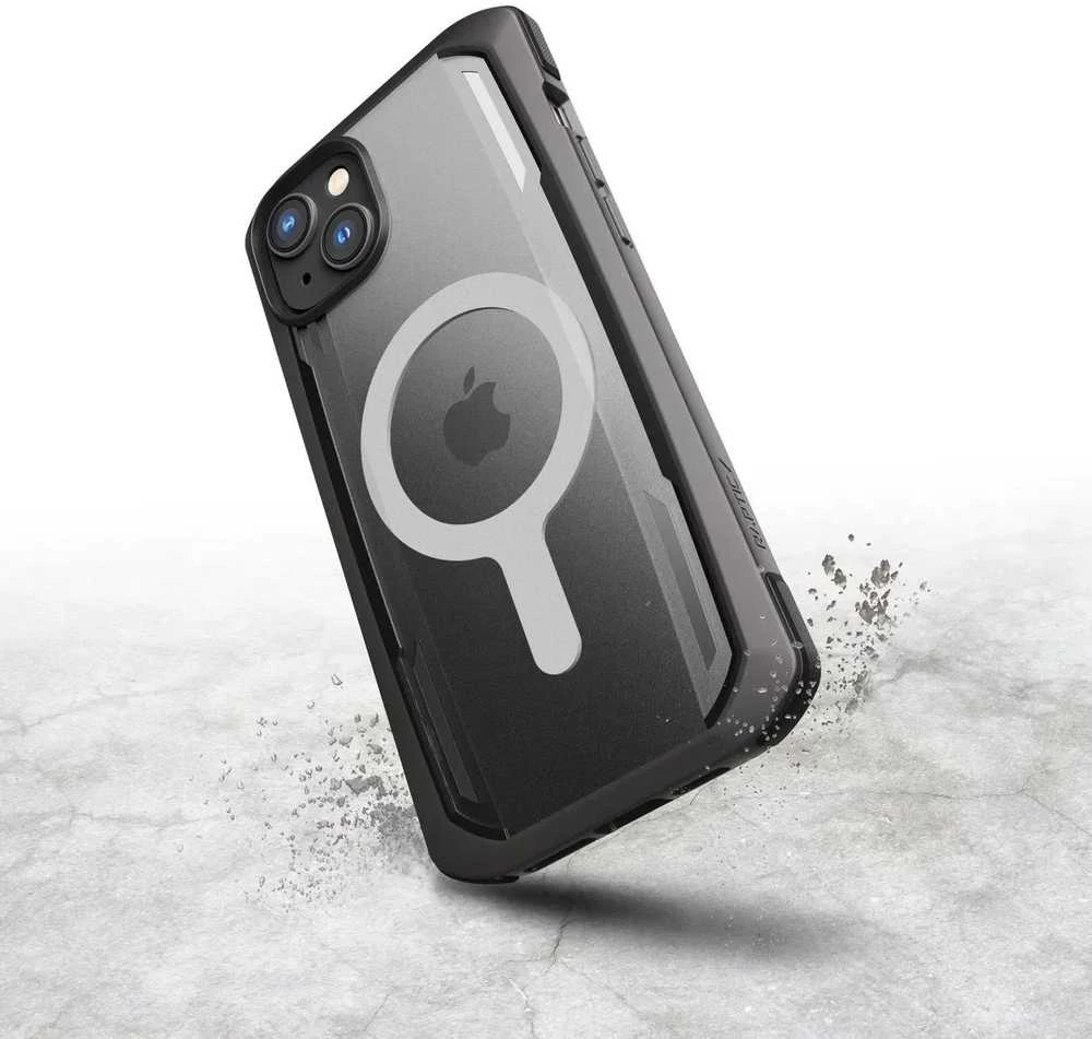 Raptic X-Doria Secure Apple iPhone 14 Pro Max su MagSafe armored dėklas telefonui juodos spalvos