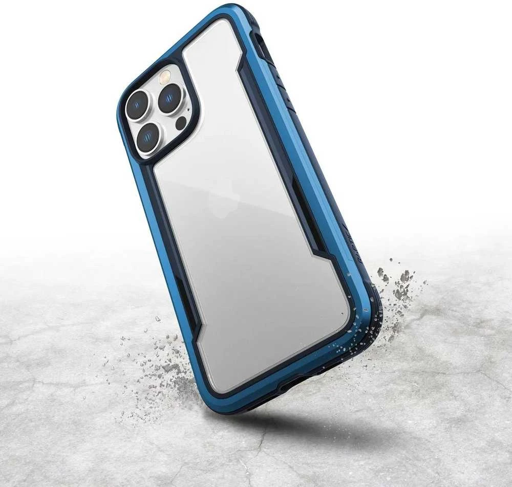 Raptic X-Doria Shield Apple iPhone 14 Pro Max armored dėklas telefonui mėlynos spalvos