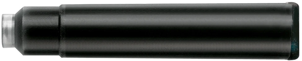Rašalo kapsulės Faber-Castell, 6 vnt, juodos spalvos