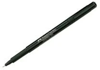 Rašiklis - žymeklis Faber-Castell Finepen 1511, 0.4mm, juodos spalvos, žalios spalvos korpusas