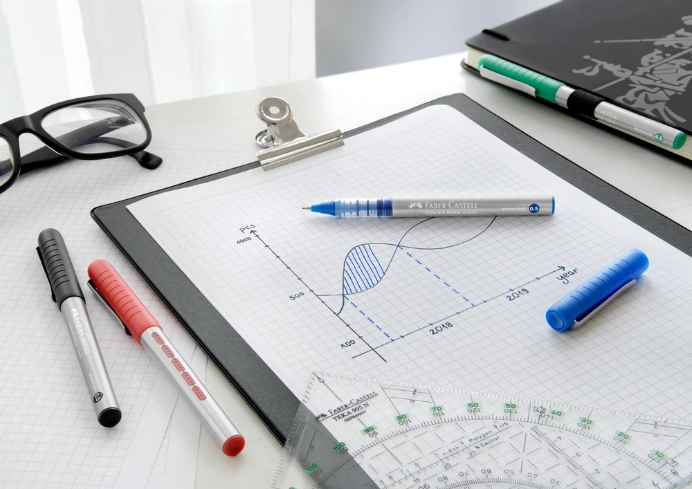 Rašiklis Faber-Castell 0.5 mėlynos spalvos
