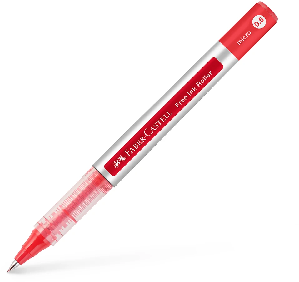 Rašiklis Faber-Castell 0.5, raudonos spalvos